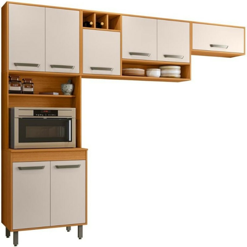COZINHA POLIMAN COMPACTA MALTA FREIJO/OFF ACETINADO COZINHA POLIMAN COMPACTA MALTA FREIJO/OFF ACETINADO