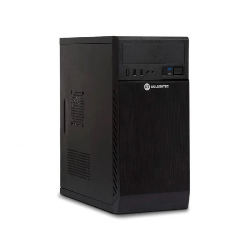 COMPUTADOR GOLDENTEC INTEL CORE I3 4GB RAM 120GB LINUX + MONITOR 19 PRETO