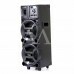 CAIXA DE SOM AMVOX AMPLIFICADORA ACA 1101 DUPLO 8 BLACK 1100 WATS