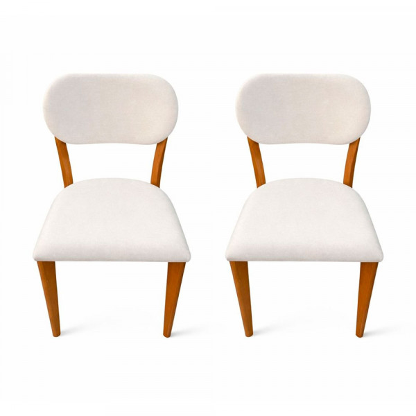 CJ 02 CADEIRAS ART ASSENTO JASMIN TEC 614 MEL CJ 02 CADEIRAS ART ASSENTO JASMIN TEC 614 MEL