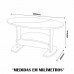 MESA CENTRO ARTELY ISIS PINHO / OFF WHITE
