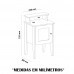 MESA APOIO ARTELY CHARLOTTE PINHO / OFF WHITE