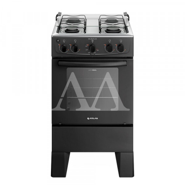 FOGAO 4B ATLAS MILAO PLUS PRETO
