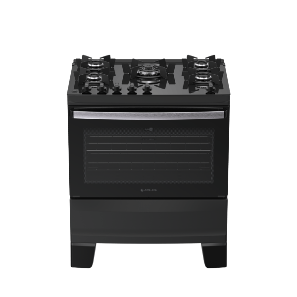 FOGAO 5B ATLAS AGILE UP MESA VIDRO PRETO 25