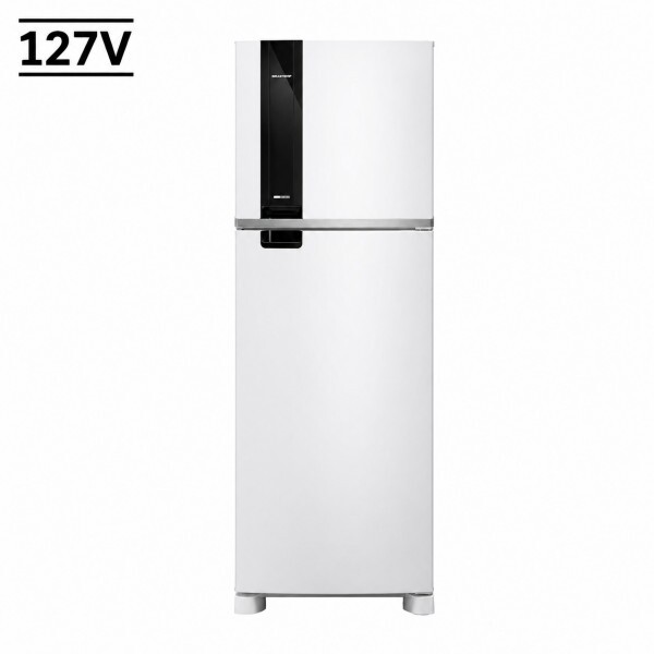 REFRIGERADOR BRASTEMP DOMEST BRM46 FROST FREE DUPLEX 385L 220V BRANCO REFRIGERADOR BRASTEMP DOMEST BRM46 FROST FREE DUPLEX 385L 220V BRANCO
