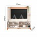 COMBO BANCADA PAINEL CAEMMUN MONDRIAN 1.8 OFF WHITE MR/FREIJO