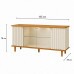 BUFFET CIMOL JANICE CINAMOMO/OFF WHITE