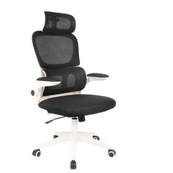 CADEIRA OFFICE MAXPRINT ARANTES PRETO/BRANCO