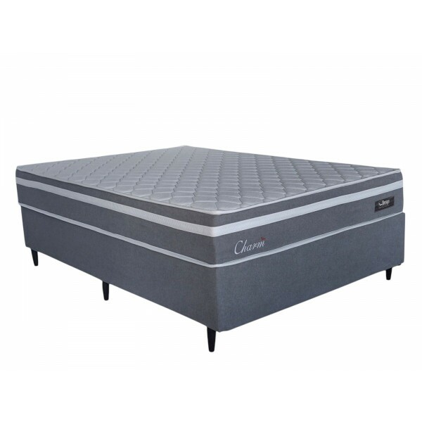 CJ BASE BOX/COLCHAO 138X188X54 DESIGN CHARM MOLAS ENSACADAS