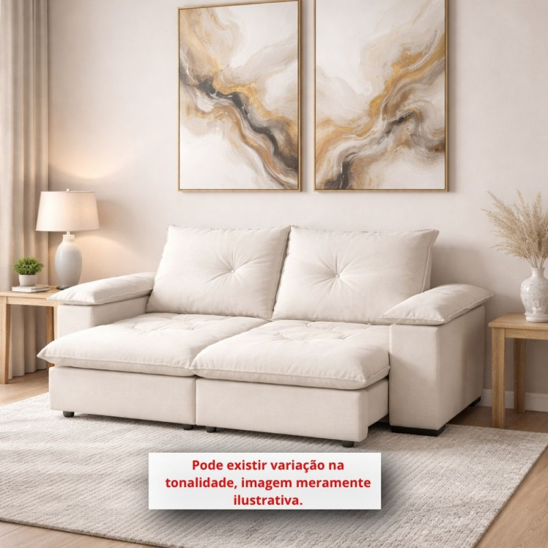 ESTOFADO DESIGN APOLO RETRATIL MARTE CRU