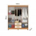ROUPEIRO 6P. ABRIR 2G FELLICCI COIMBRA C/PES CINAMOMO/OFF WHITE