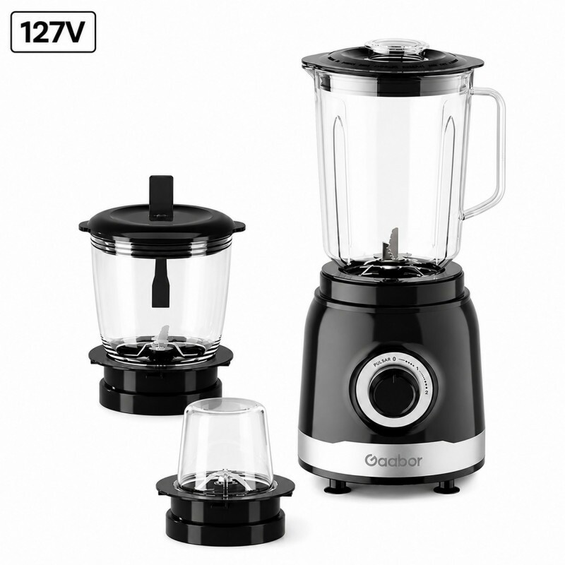 LIQUIDIFICADOR GAABOR CREAMY JM-16M02AS 127V PRETO/INOX LIQUIDIFICADOR GAABOR CREAMY JM-16M02AS 127V PRETO/INOX