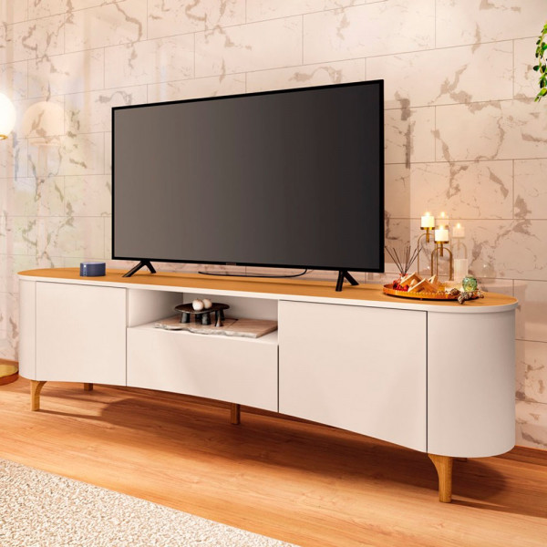 RACK BANCADA HB ELARA 2.0 OFF WHITE/CINAMOMO