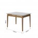MESA IMCAL WIND 1.2 C/ VIDRO RETANGULAR OFF WHITE / CINAMOMO MESA IMCAL WIND 1.2 C/ VIDRO RETANGULAR OFF WHITE / CINAMOMO