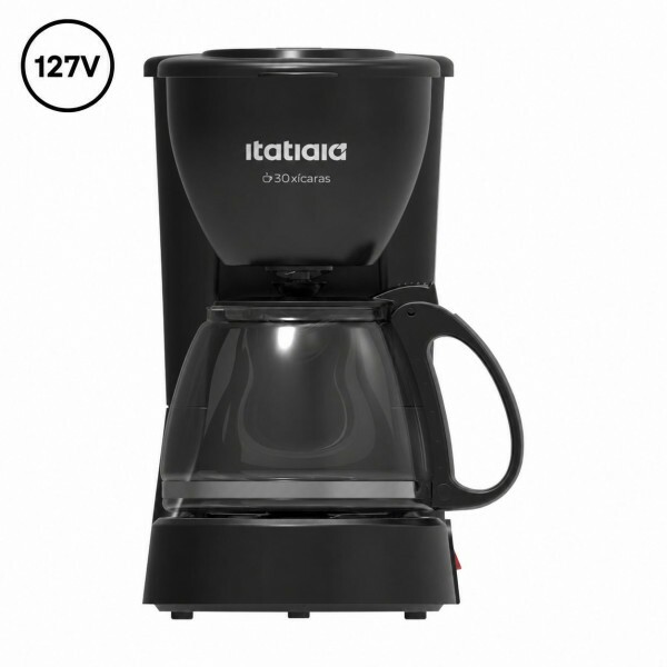 CAFETEIRA ITATIAIA 30 XICARAS 550W 127V PRETA