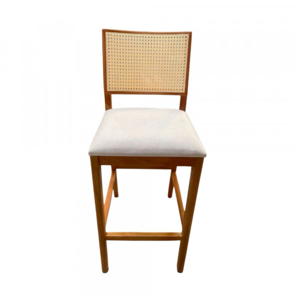 BANQUETA ART ASSENTO DUBAI TELA SEXTAVADA MEL