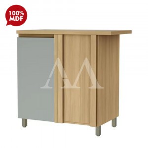 Naze　オーダー（2台分） Paneleiro 2 Portas 2 Gavetas 0.70CM Marquesa MDF Nature/Verde