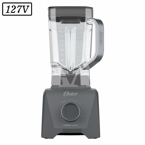 LIQUIDIFICADOR OSTER OLIQ606 1100W 12 VEL 127V CINZA