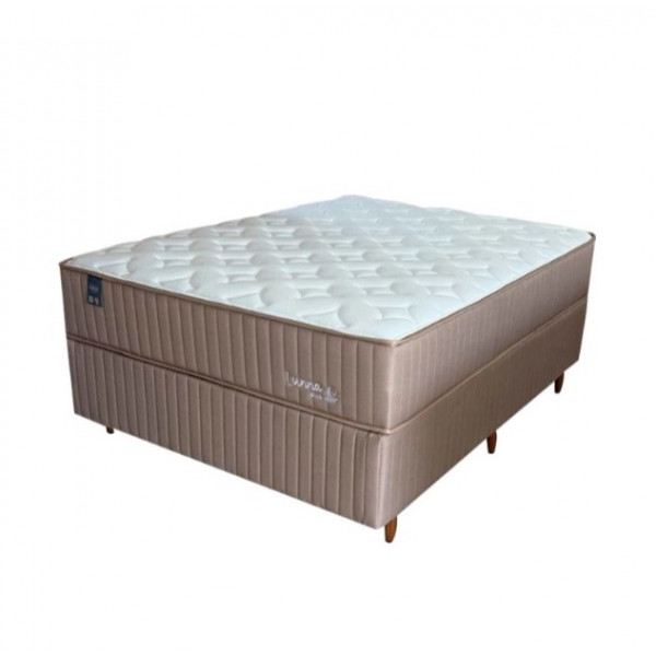 CJ BASE BOX/COLCHAO 108X188X67 PLUMATEX LUNNA PRIME MOLAS ENSACADAS