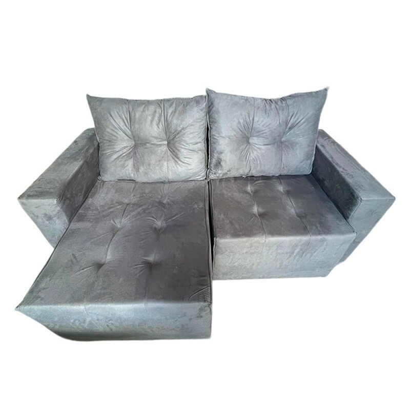 ESTOFADO RG GUATEMALA RETRATIL 1.90 CINZA ESTOFADO RG GUATEMALA RETRATIL 1.90 CINZA