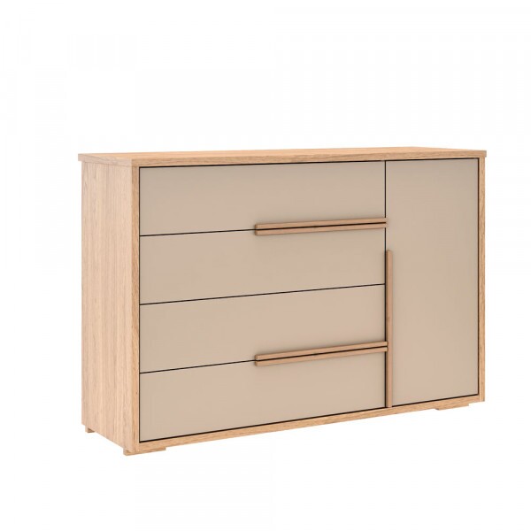 COMODA SAPATEIRA 4G 1P. ROBEL CONCEPT PUX PERFIL HANOVER/FENDI LISO