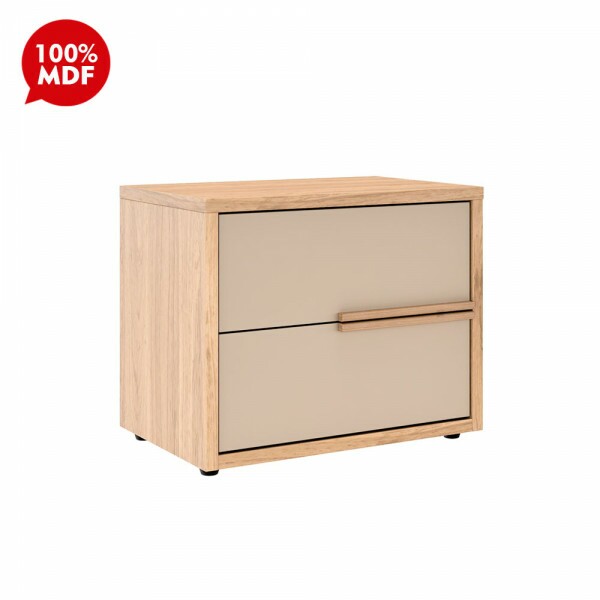 MESA DE CABECEIRA 2G ROBEL CONCEPT PUX PERFIL HANOVER/FENDI LISO MESA DE CABECEIRA 2G ROBEL CONCEPT PUX PERFIL HANOVER/FENDI LISO