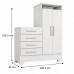 COMODA 4G 2P. ABRIR RODIAL PAMPA C/PES BRANCO 11CO2425A.2026