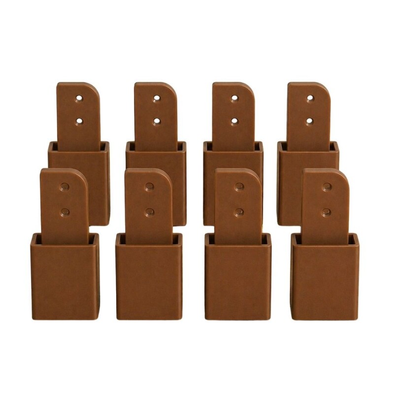 KIT TCIL PES C/8 PLASTICO C/ REGULAGEM CARAMELO