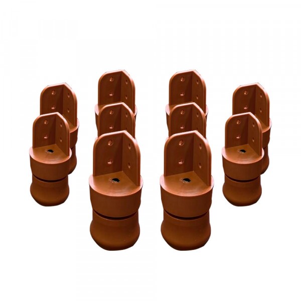 KIT TCIL PES C/10 PLASTICO C/ REGULAGEM CARAMELO
