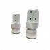 KIT TCIL PES C/6 PLASTICO C/ REGULAGEM BRANCO