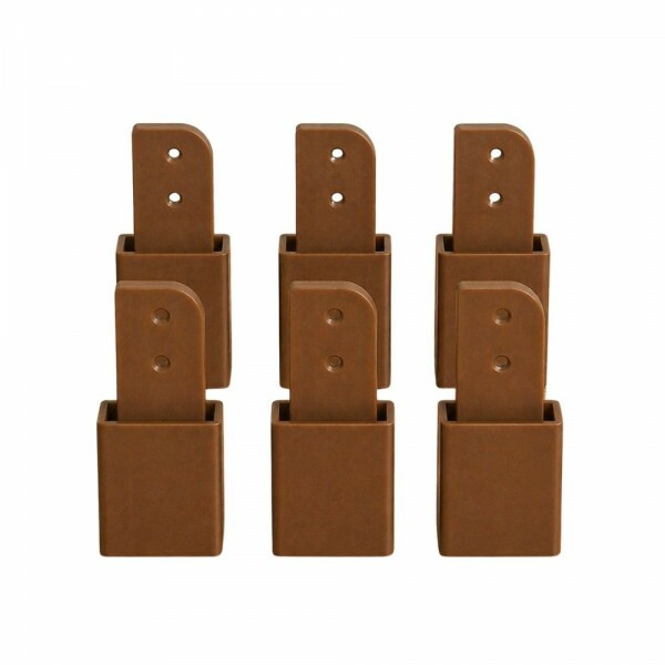 KIT TCIL PES C/6 PLASTICO C/ REGULAGEM CARAMELO