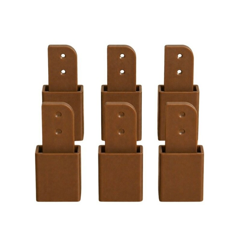 KIT TCIL PES C/6 PLASTICO C/ REGULAGEM CARAMELO