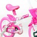 BICICLETA TK3 TRACK ARCO IRIS ARO 12 INFANTIL S/MARCHA BRANCO/FUCCIA